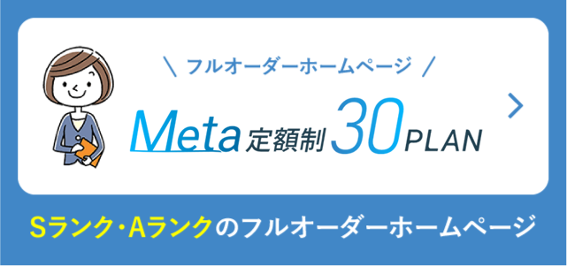 Sランク・Aランクのフルオーダーホームページ 定額制30プラン